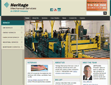 Tablet Screenshot of heritagemech.com